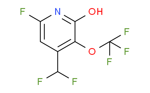 6-Fluoro-4-(difluoromethyl)-2-hydroxy-3-(trifluoromethoxy)pyridine