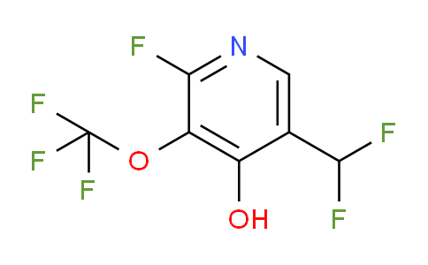2-Fluoro-5-(difluoromethyl)-4-hydroxy-3-(trifluoromethoxy)pyridine