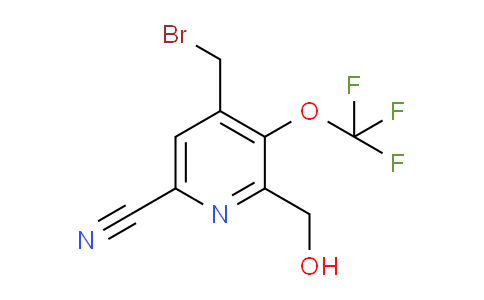 4-(Bromomethyl)-6-cyano-3-(trifluoromethoxy)pyridine-2-methanol