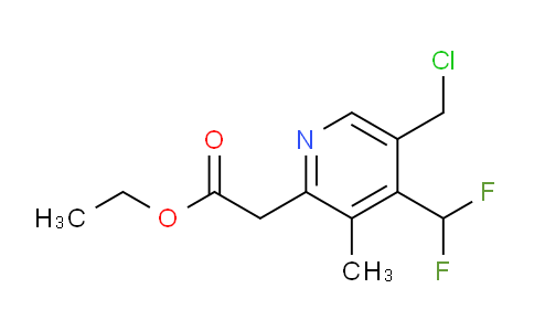 AM17515 | 1361748-74-4 | Ethyl 5-(chloromethyl)-4-(difluoromethyl)-3-methylpyridine-2-acetate