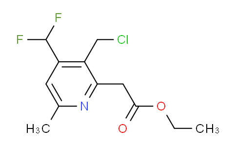 AM17516 | 1361830-90-1 | Ethyl 3-(chloromethyl)-4-(difluoromethyl)-6-methylpyridine-2-acetate