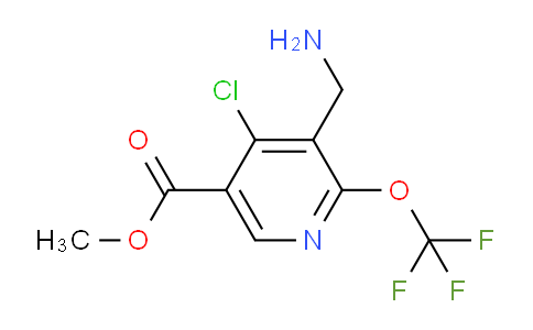 Methyl 3-(aminomethyl)-4-chloro-2-(trifluoromethoxy)pyridine-5-carboxylate