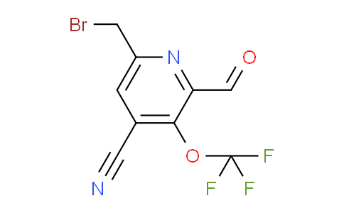 6-(Bromomethyl)-4-cyano-3-(trifluoromethoxy)pyridine-2-carboxaldehyde