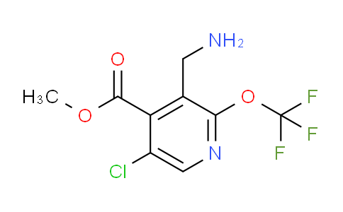 Methyl 3-(aminomethyl)-5-chloro-2-(trifluoromethoxy)pyridine-4-carboxylate