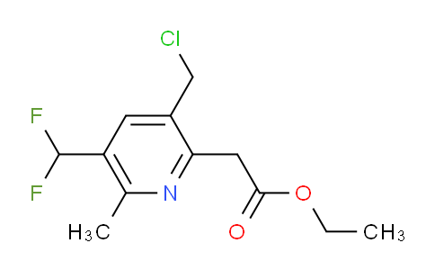 AM17519 | 1361701-56-5 | Ethyl 3-(chloromethyl)-5-(difluoromethyl)-6-methylpyridine-2-acetate