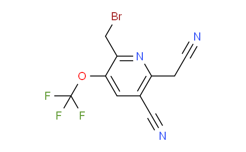 AM175192 | 1806135-57-8 | 2-(Bromomethyl)-5-cyano-3-(trifluoromethoxy)pyridine-6-acetonitrile