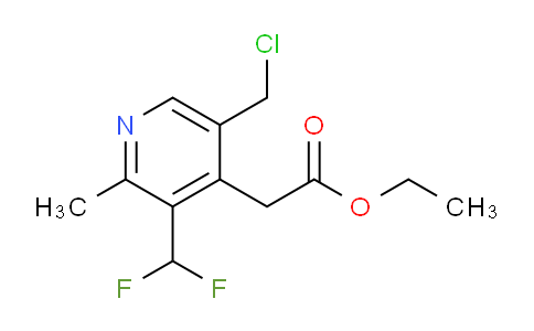 AM17520 | 1361842-49-0 | Ethyl 5-(chloromethyl)-3-(difluoromethyl)-2-methylpyridine-4-acetate