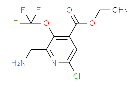 AM175201 | 1804795-39-8 | Ethyl 2-(aminomethyl)-6-chloro-3-(trifluoromethoxy)pyridine-4-carboxylate
