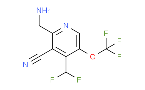 2-(Aminomethyl)-3-cyano-4-(difluoromethyl)-5-(trifluoromethoxy)pyridine
