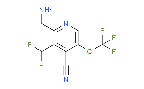 2-(Aminomethyl)-4-cyano-3-(difluoromethyl)-5-(trifluoromethoxy)pyridine