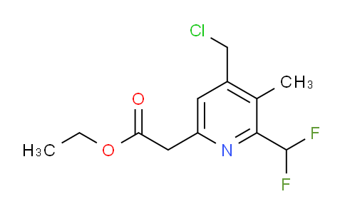 AM17522 | 1361831-03-9 | Ethyl 4-(chloromethyl)-2-(difluoromethyl)-3-methylpyridine-6-acetate
