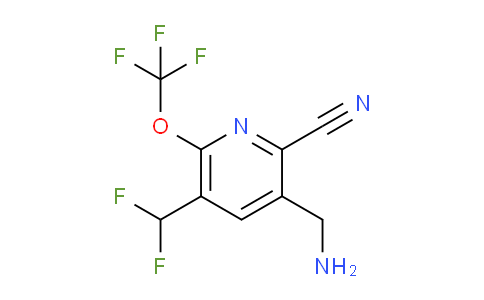 3-(Aminomethyl)-2-cyano-5-(difluoromethyl)-6-(trifluoromethoxy)pyridine