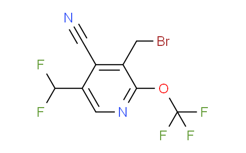 3-(Bromomethyl)-4-cyano-5-(difluoromethyl)-2-(trifluoromethoxy)pyridine