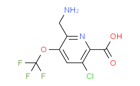 AM175245 | 1805933-43-0 | 2-(Aminomethyl)-5-chloro-3-(trifluoromethoxy)pyridine-6-carboxylic acid