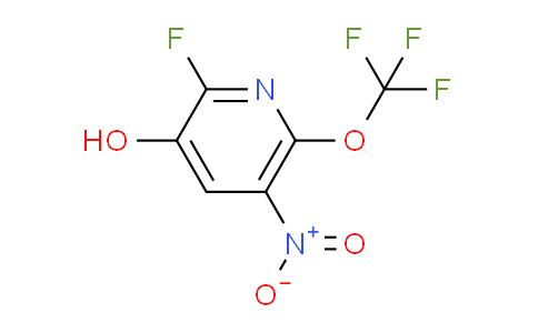 2-Fluoro-3-hydroxy-5-nitro-6-(trifluoromethoxy)pyridine