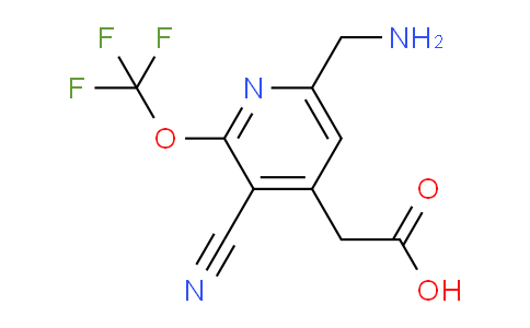 6-(Aminomethyl)-3-cyano-2-(trifluoromethoxy)pyridine-4-acetic acid