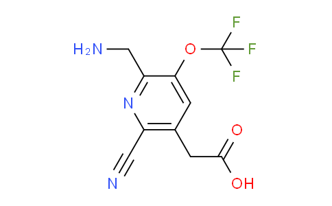 2-(Aminomethyl)-6-cyano-3-(trifluoromethoxy)pyridine-5-acetic acid