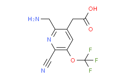 2-(Aminomethyl)-6-cyano-5-(trifluoromethoxy)pyridine-3-acetic acid