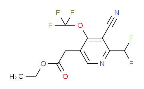 AM175284 | 1804311-68-9 | Ethyl 3-cyano-2-(difluoromethyl)-4-(trifluoromethoxy)pyridine-5-acetate