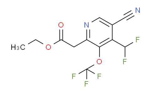 AM175289 | 1805927-38-1 | Ethyl 5-cyano-4-(difluoromethyl)-3-(trifluoromethoxy)pyridine-2-acetate