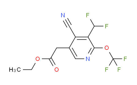 AM175298 | 1804312-25-1 | Ethyl 4-cyano-3-(difluoromethyl)-2-(trifluoromethoxy)pyridine-5-acetate