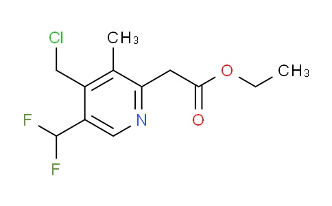 AM17530 | 1361790-77-3 | Ethyl 4-(chloromethyl)-5-(difluoromethyl)-3-methylpyridine-2-acetate