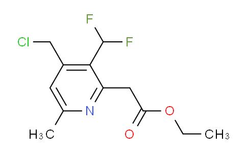 AM17531 | 1361730-13-3 | Ethyl 4-(chloromethyl)-3-(difluoromethyl)-6-methylpyridine-2-acetate