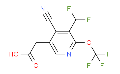 AM175316 | 1804323-05-4 | 4-Cyano-3-(difluoromethyl)-2-(trifluoromethoxy)pyridine-5-acetic acid