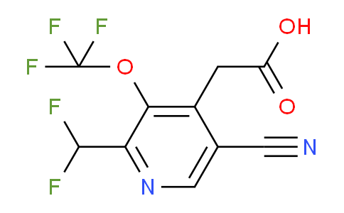 AM175318 | 1804451-13-5 | 5-Cyano-2-(difluoromethyl)-3-(trifluoromethoxy)pyridine-4-acetic acid