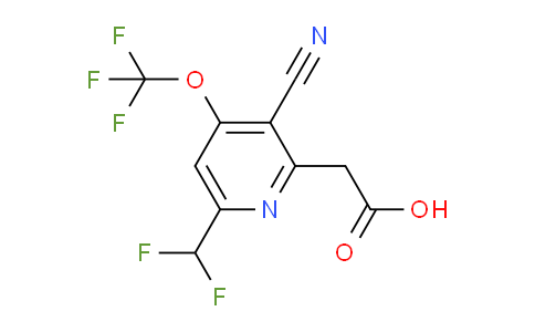 AM175321 | 1804306-96-4 | 3-Cyano-6-(difluoromethyl)-4-(trifluoromethoxy)pyridine-2-acetic acid