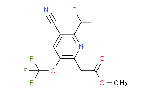 AM175330 | 1803684-04-9 | Methyl 3-cyano-2-(difluoromethyl)-5-(trifluoromethoxy)pyridine-6-acetate