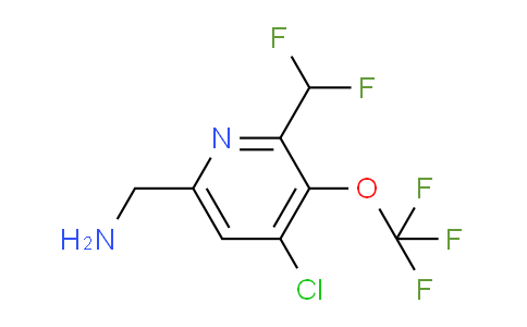 6-(Aminomethyl)-4-chloro-2-(difluoromethyl)-3-(trifluoromethoxy)pyridine