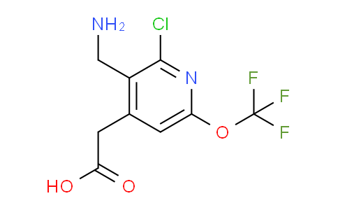 3-(Aminomethyl)-2-chloro-6-(trifluoromethoxy)pyridine-4-acetic acid