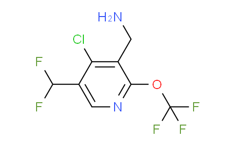 3-(Aminomethyl)-4-chloro-5-(difluoromethyl)-2-(trifluoromethoxy)pyridine