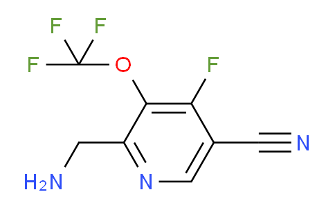 2-(Aminomethyl)-5-cyano-4-fluoro-3-(trifluoromethoxy)pyridine