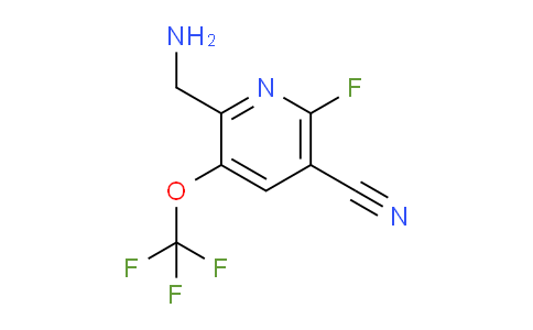2-(Aminomethyl)-5-cyano-6-fluoro-3-(trifluoromethoxy)pyridine