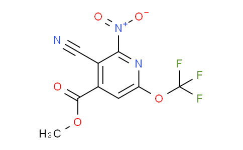 Methyl 3-cyano-2-nitro-6-(trifluoromethoxy)pyridine-4-carboxylate