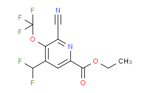 AM175369 | 1804782-75-9 | Ethyl 2-cyano-4-(difluoromethyl)-3-(trifluoromethoxy)pyridine-6-carboxylate