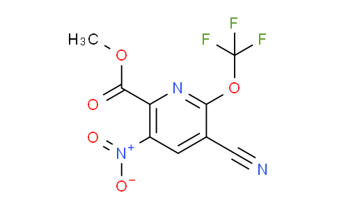 Methyl 3-cyano-5-nitro-2-(trifluoromethoxy)pyridine-6-carboxylate