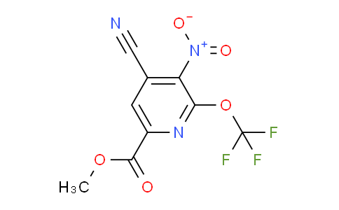 Methyl 4-cyano-3-nitro-2-(trifluoromethoxy)pyridine-6-carboxylate