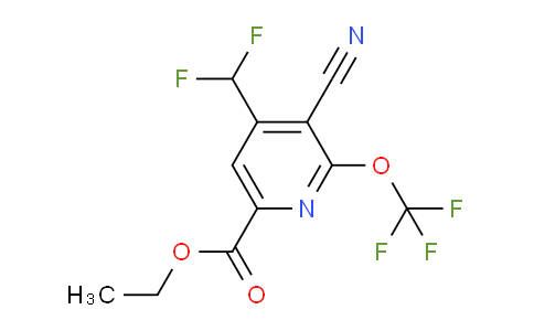 AM175384 | 1805926-98-0 | Ethyl 3-cyano-4-(difluoromethyl)-2-(trifluoromethoxy)pyridine-6-carboxylate