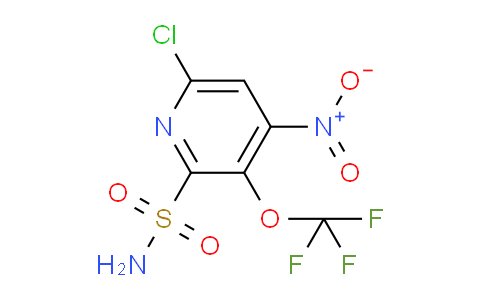 6-Chloro-4-nitro-3-(trifluoromethoxy)pyridine-2-sulfonamide