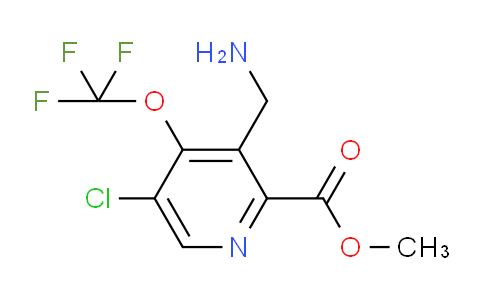 Methyl 3-(aminomethyl)-5-chloro-4-(trifluoromethoxy)pyridine-2-carboxylate