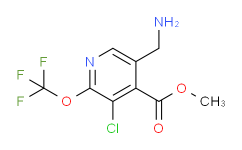 Methyl 5-(aminomethyl)-3-chloro-2-(trifluoromethoxy)pyridine-4-carboxylate