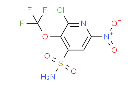 2-Chloro-6-nitro-3-(trifluoromethoxy)pyridine-4-sulfonamide