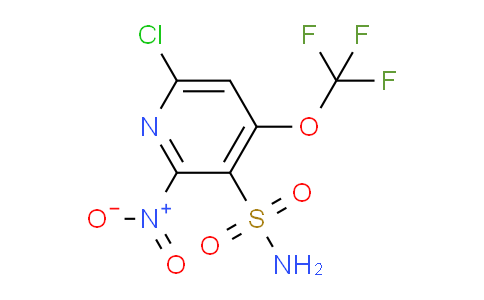6-Chloro-2-nitro-4-(trifluoromethoxy)pyridine-3-sulfonamide