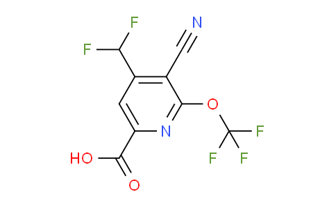 AM175408 | 1804791-69-2 | 3-Cyano-4-(difluoromethyl)-2-(trifluoromethoxy)pyridine-6-carboxylic acid