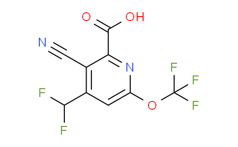 AM175411 | 1804739-52-3 | 3-Cyano-4-(difluoromethyl)-6-(trifluoromethoxy)pyridine-2-carboxylic acid