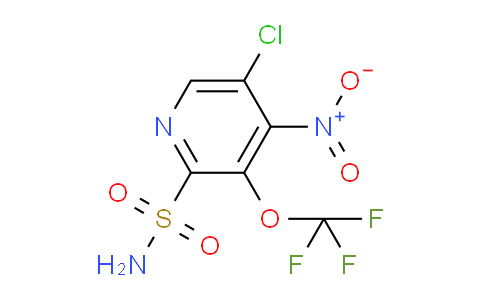 5-Chloro-4-nitro-3-(trifluoromethoxy)pyridine-2-sulfonamide