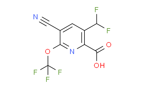 3-Cyano-5-(difluoromethyl)-2-(trifluoromethoxy)pyridine-6-carboxylic acid